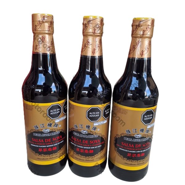 Sillao Con Champiñones (Salsa de Soya) 500ml