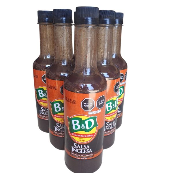 Salsa Inglesa  B & D 500 ml